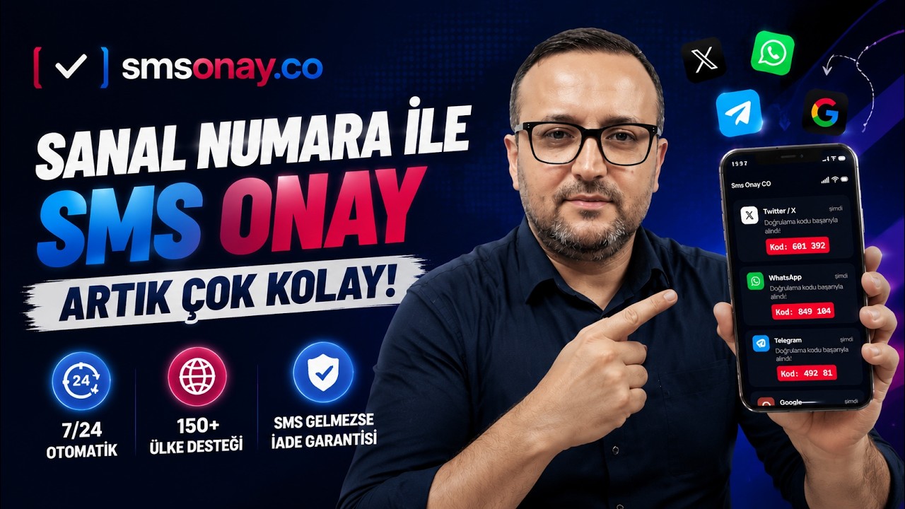 SMS Onay Nedir? Sanal Numarayla Hesap Doğrulama