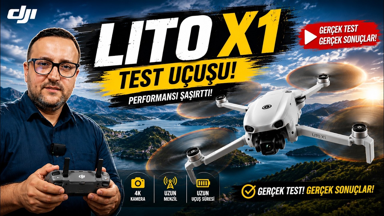 DJI LITO X1 Alınır mı? İlk Uçuş Testi ve Kamera Deneyimi