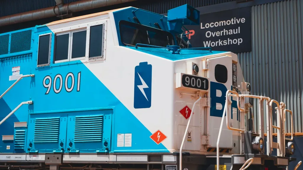Wabtec locomotive, via BHP.