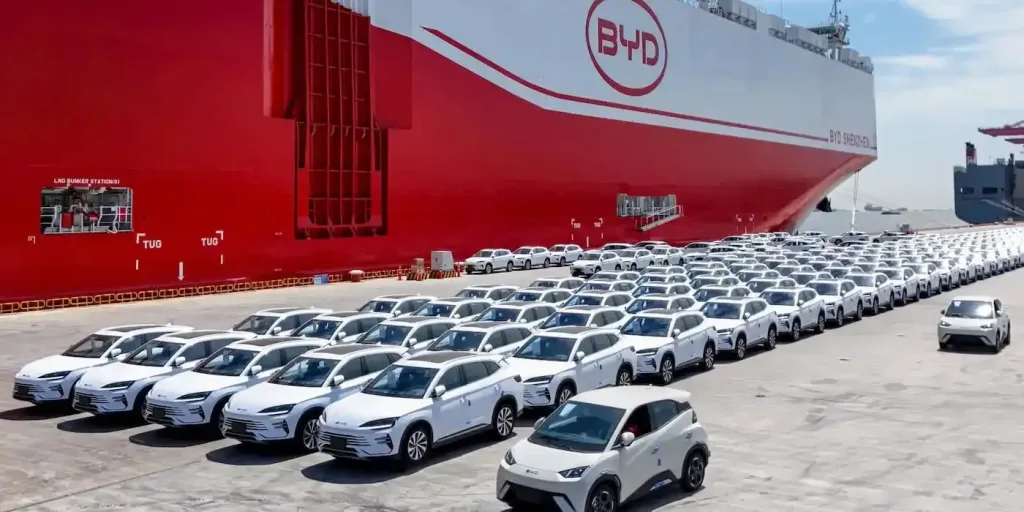 BYD Shenzhen, dünyanın en büyük otomobil taşıyıcı gemisi