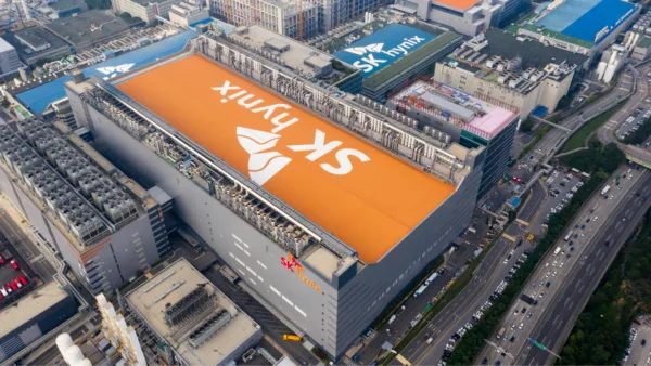SK hynix ve Intel bellek çipi üretim tesisi görseli