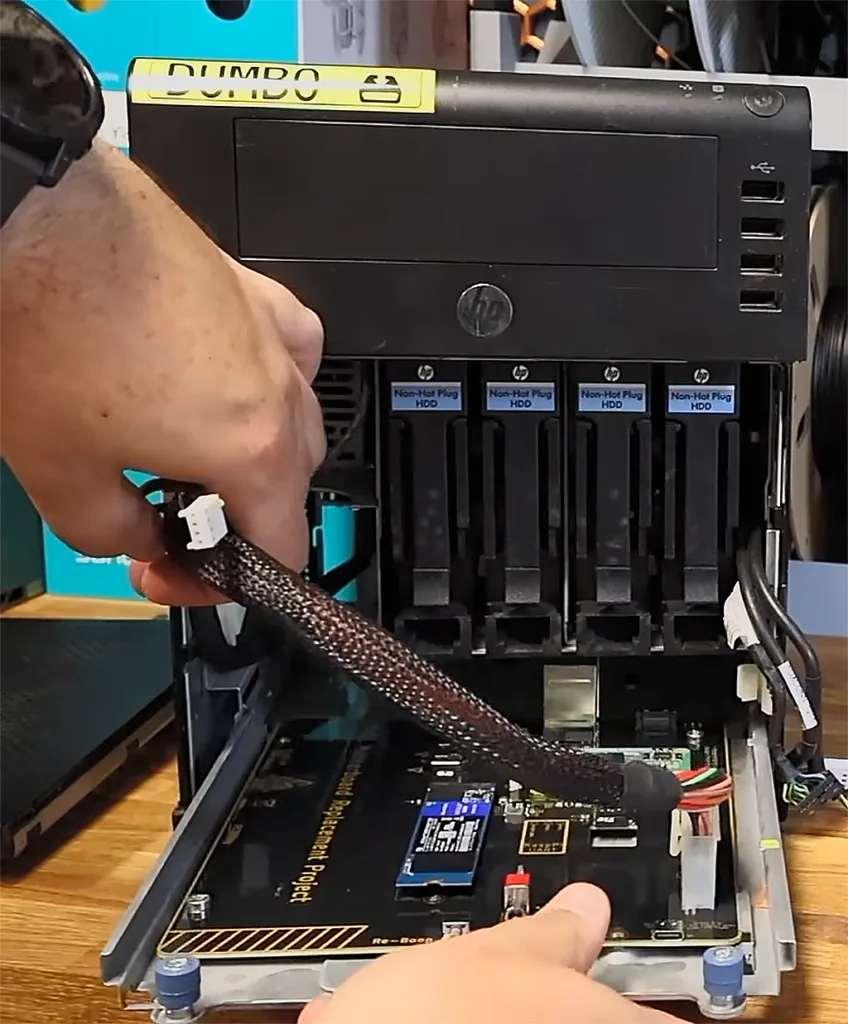 HP ProLiant N40L motherboard replacement