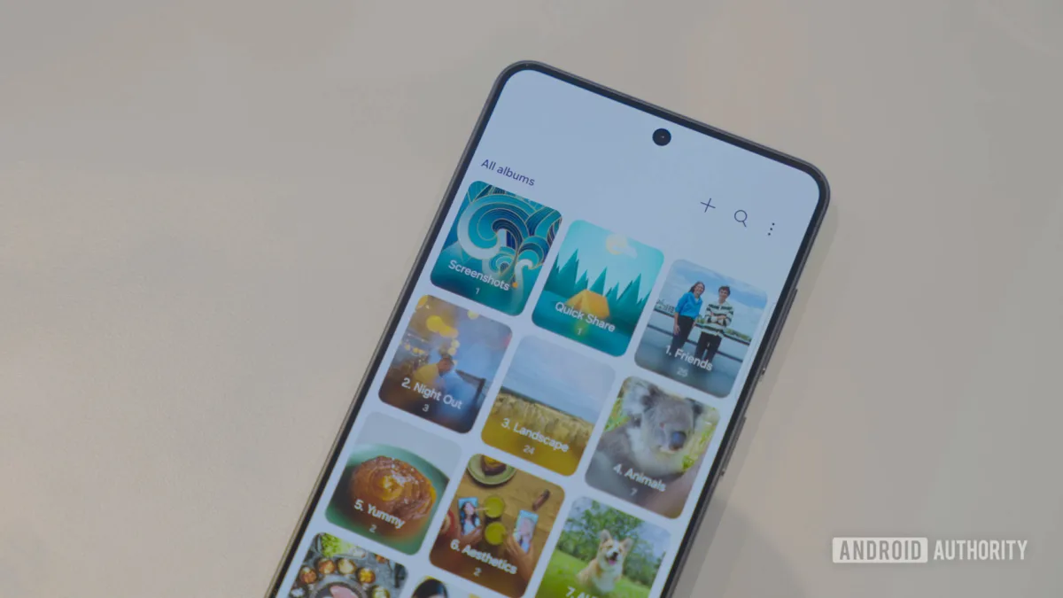 Samsung Gallery uygulamasında Google Photos senkronizasyon ayarı