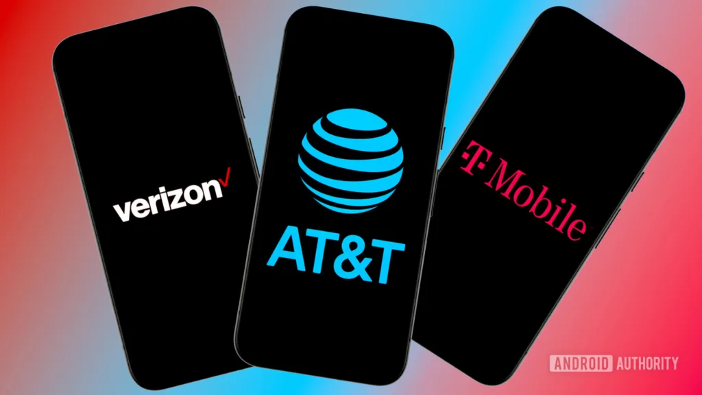 ABD'nin başlıca operatörleri Verizon Wireless, AT&T ve T-Mobile'ın stok fotoğrafı (7)