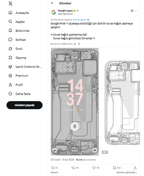 google japan x hesabı