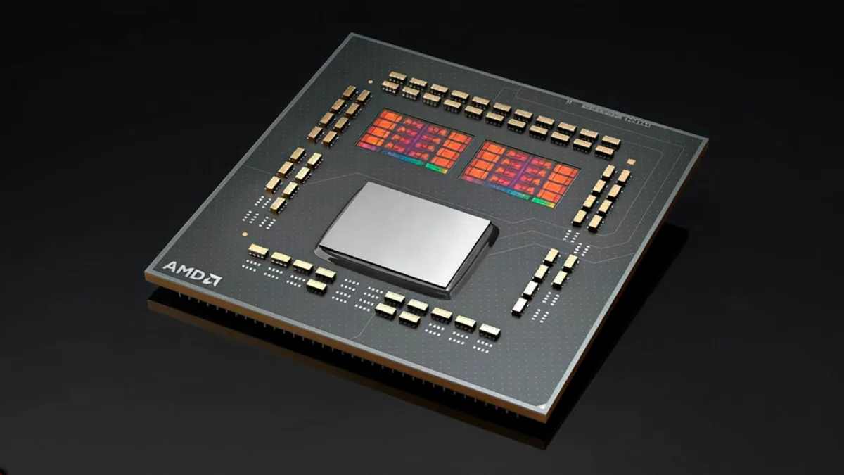 AMD Ryzen 9 5900X3D mühendislik örneği işlemci görseli
